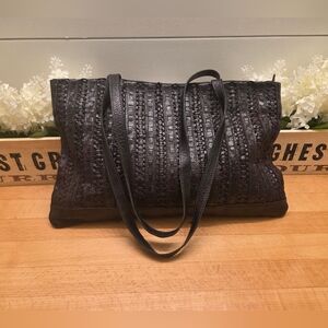 Latico eggplant Textured Shoulder Bag